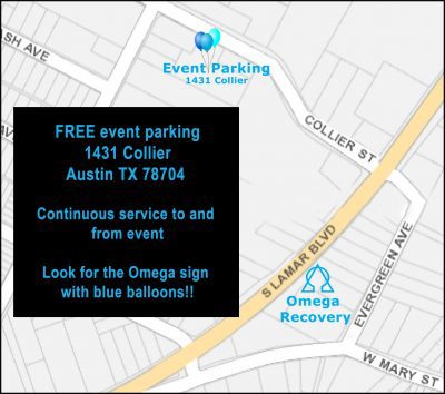 Omega-Recovery-Open-House-Parking-Map