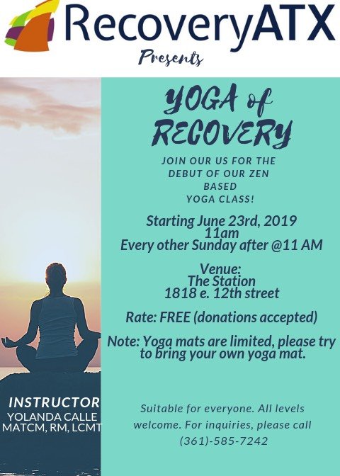 Yoga Of Recovery Sober Austin